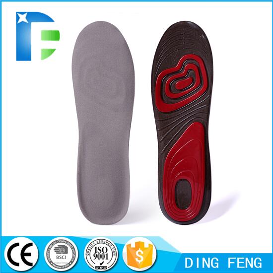custom elastic TPE gel sport shoe insole printing designs gel insole