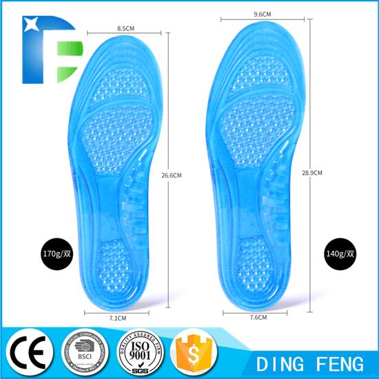 Gel Sports Orthotic Insoles for Shock Absorption