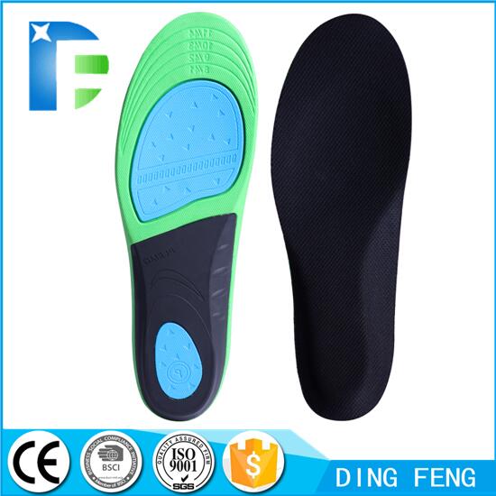 footcare PU arch support foot balance shoe insoles orthotics