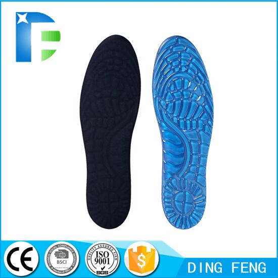 silicone insole orthotic insole shock absorbing silicone gel insole