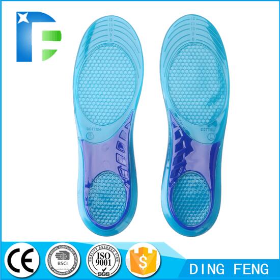 Silicone Gel Comfort Massaging Insoles with Foot Feet Care
