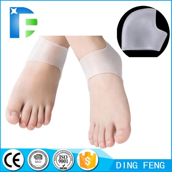 Plantar Fasciitis Silicone Gel Sleeve Breathable Protective Heel Air Support